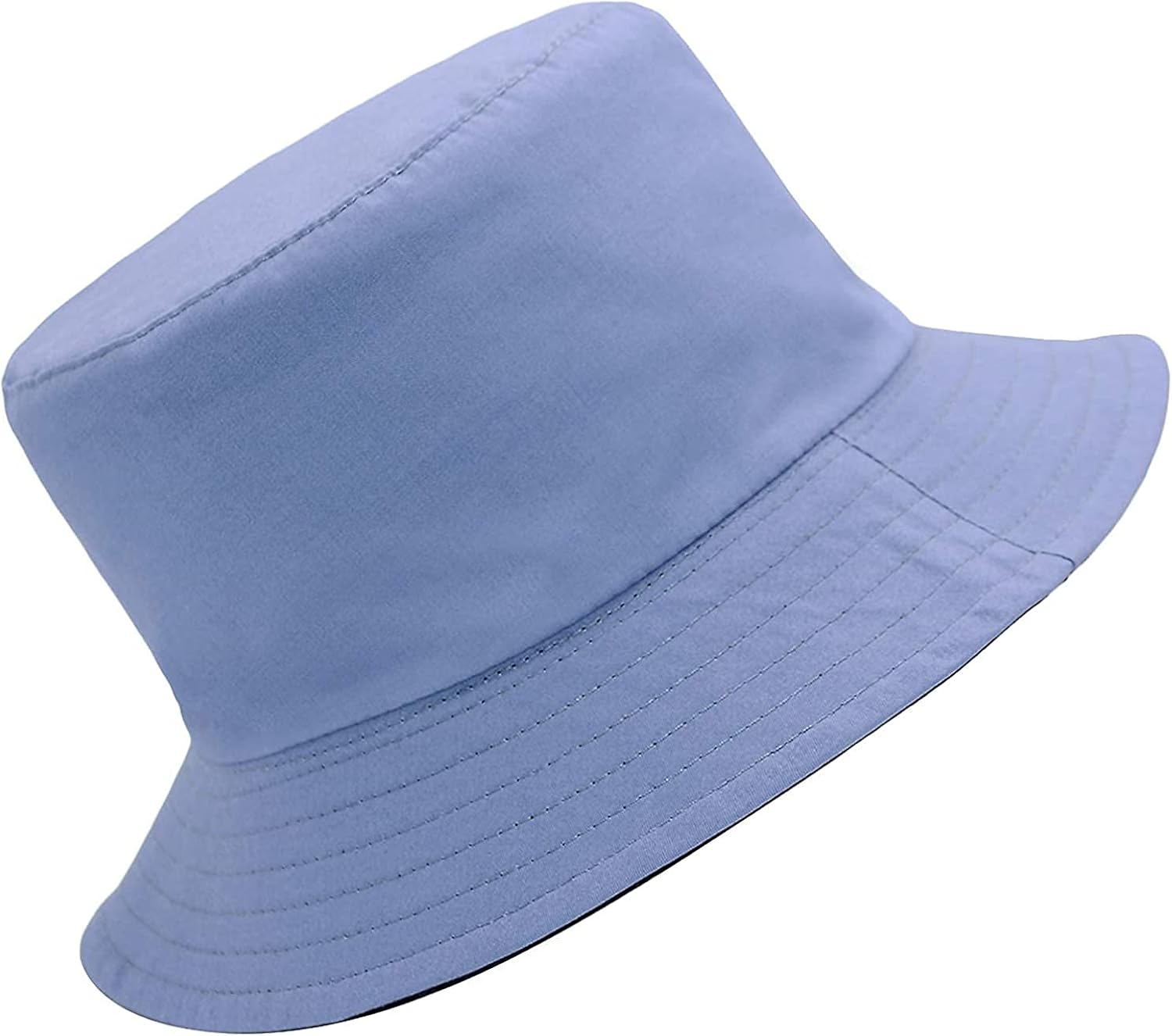 Bucket Hat 100% Cotton Packable Summer Travel Beach Sun Hat Outdoor Cap Unisex