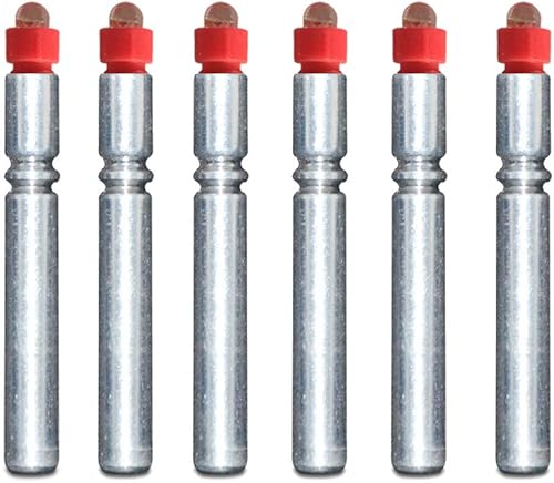 6 piezas de luz LED Bobber de repuesto para señuelos de pesca, bobinas de pesca, luces de bolígrafo, muelles de flecha, flotadores de pesca, luces