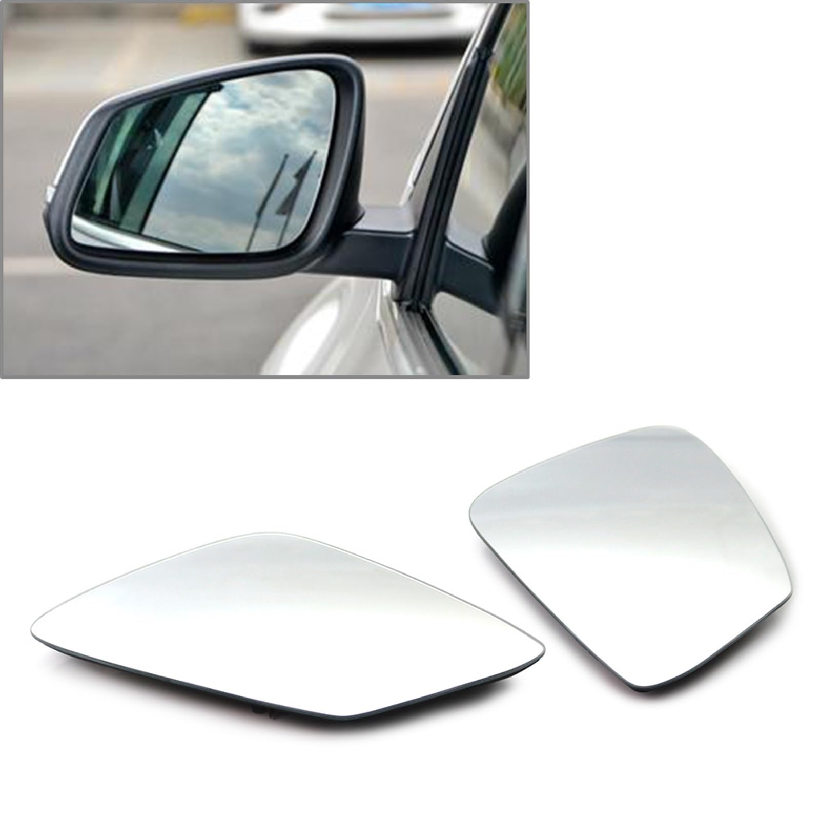 Door Wing Mirror Glass For BMW 1 2 Series X1 X2 F48 2017 2018 2019  