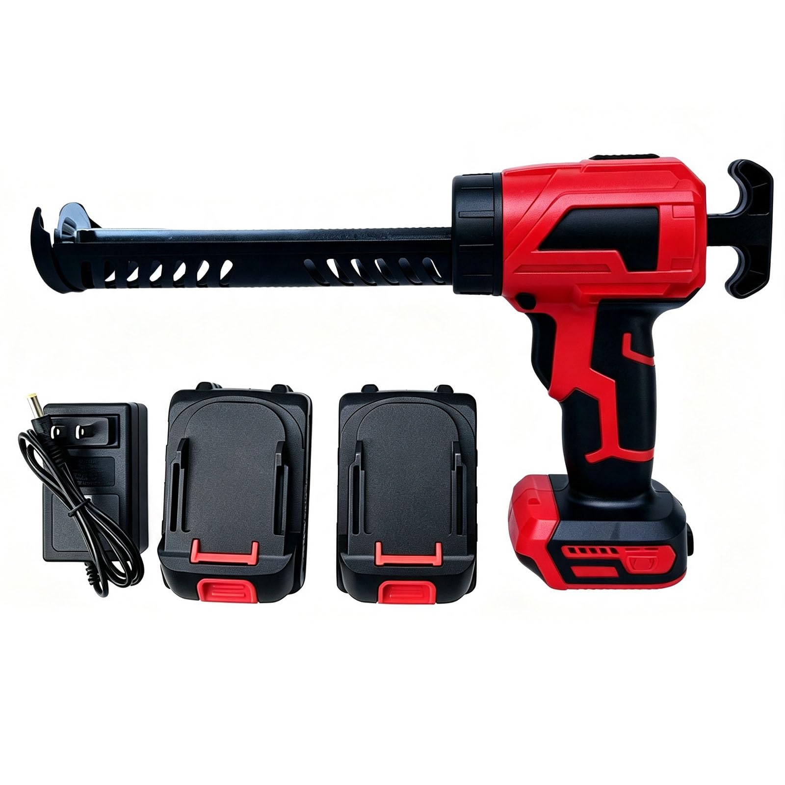 Pistola per Sigillante Senza Fili, Pistola Elettrica per Sigillante Regolab | Design anti‑riflusso, pulsante di blocco, batteria da 2000 mAh per lavori di sigillatura di sigillanti e fughe