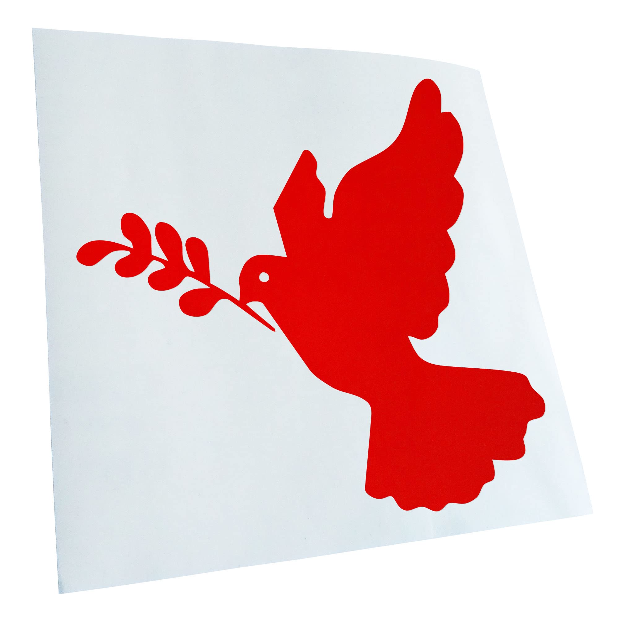 Kiwistar - Peace Dove Car Sticker for Car, Laptop, Bicycle, Truck, Motorcycle Multicolor JDM Decal Racing