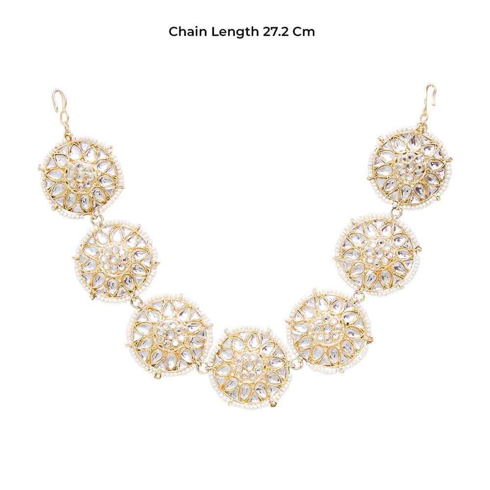 Nykaa Kundan Bridal Head Jewellery for Wedding