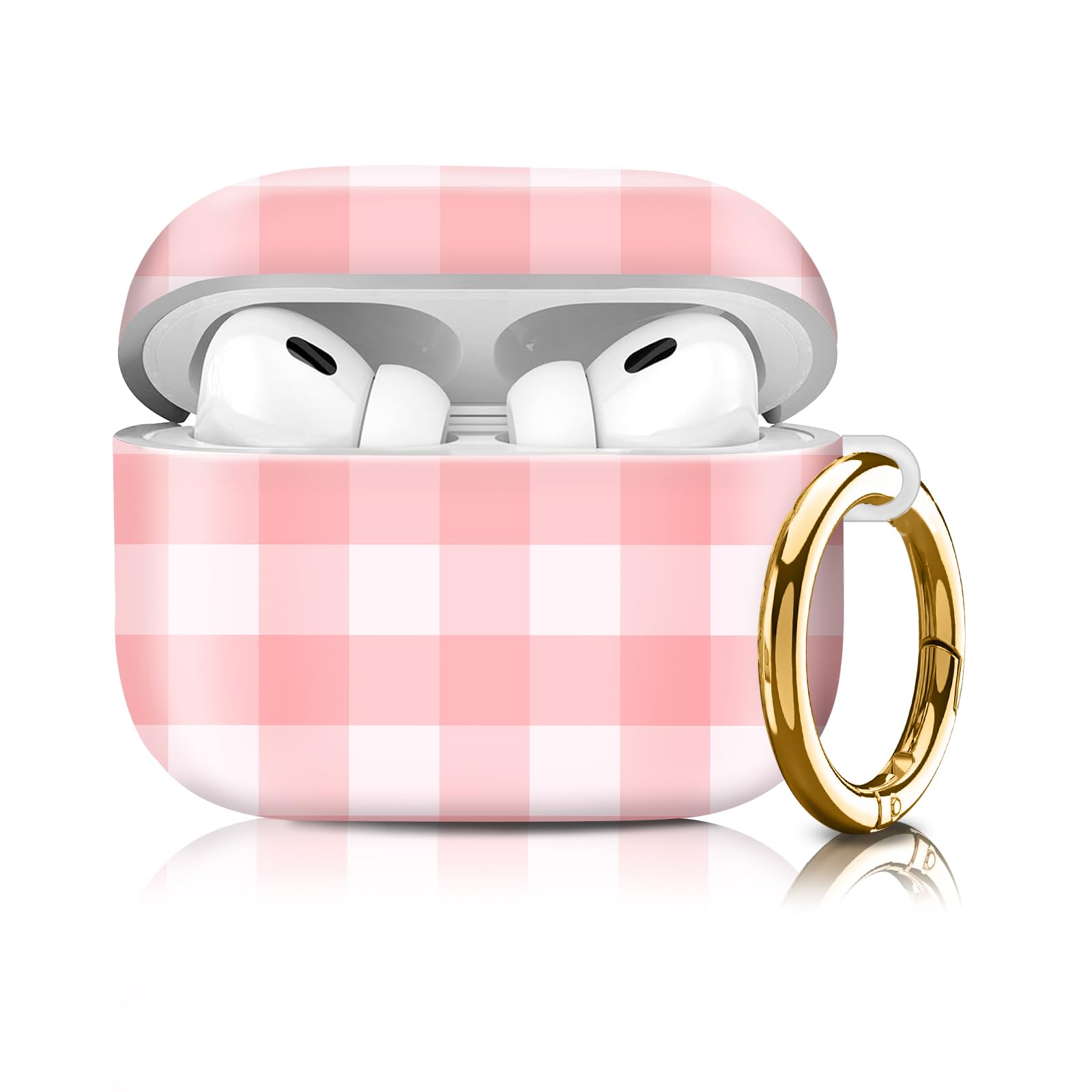 Compatiable with AirPod Pro 2nd/1st Generation Case,Lightweight & Durable Resistant Hard Case with Keychain,Stylish Design AirPod Case Cover for Women