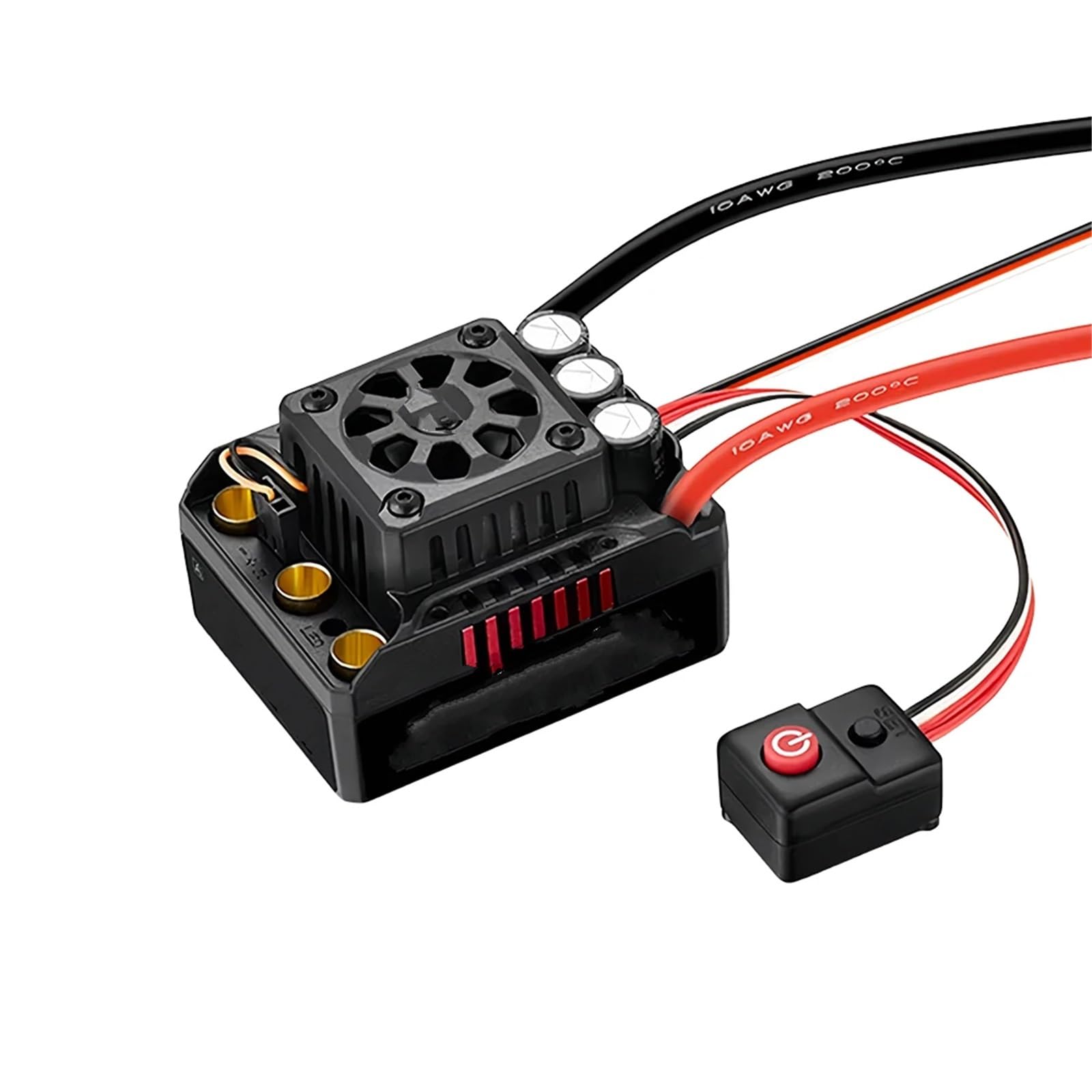 para QuicRun WP 8BL150 G2 1/8 3-6S Impermeable Sin Escobillas Controlador Velocidad ESC Camión Monstruo Modificado Vehículos Todoterreno RC Controlador ESC