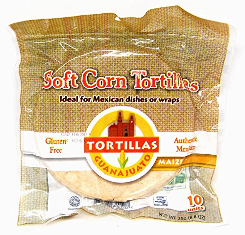Mexgrocer 15cm Corn Tortilla Zip Lock (Pack of 2) / Authentic Mexican Soft Corn Tortilla Wraps, Gluten Free Tortilla