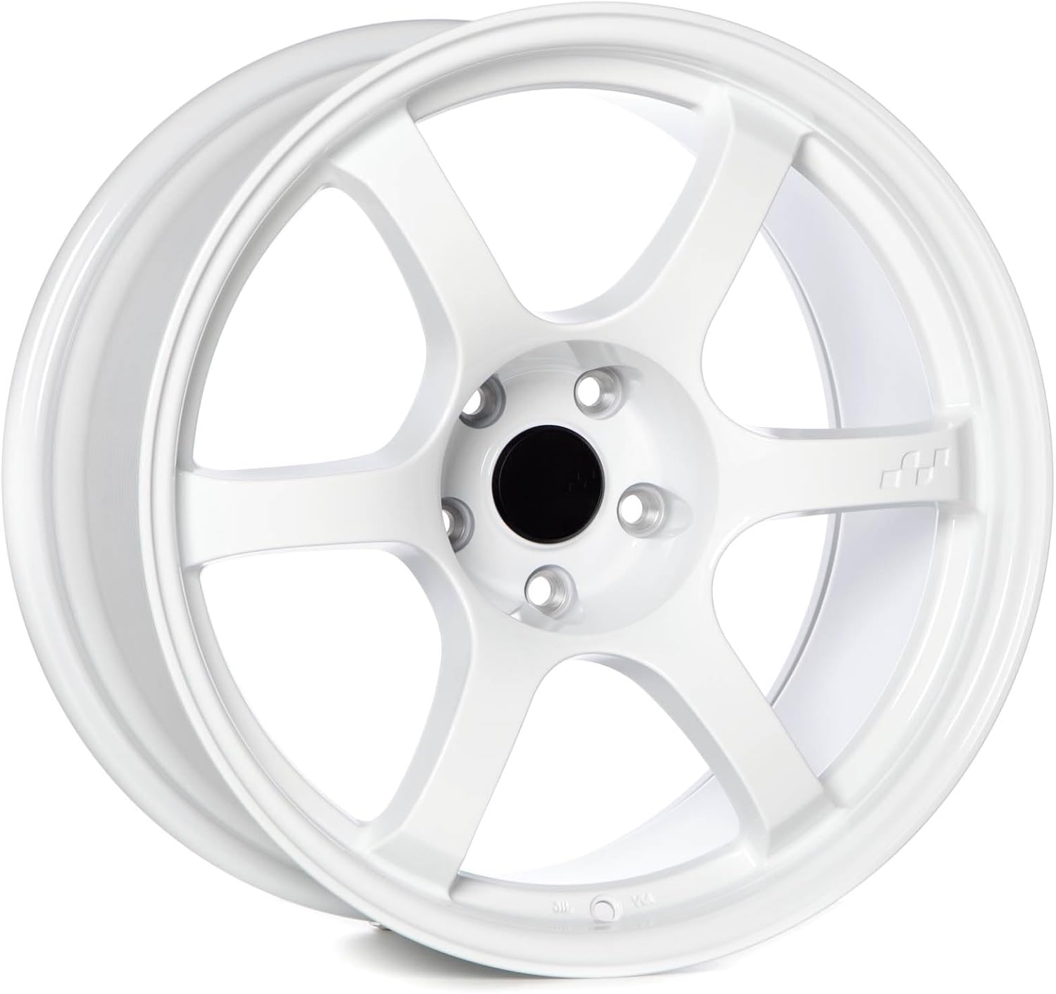 Circuit Performance CSF1 18x9.5 Gloss White 5x120 [+12mm] 57DR Style Drift Compatible with BMW