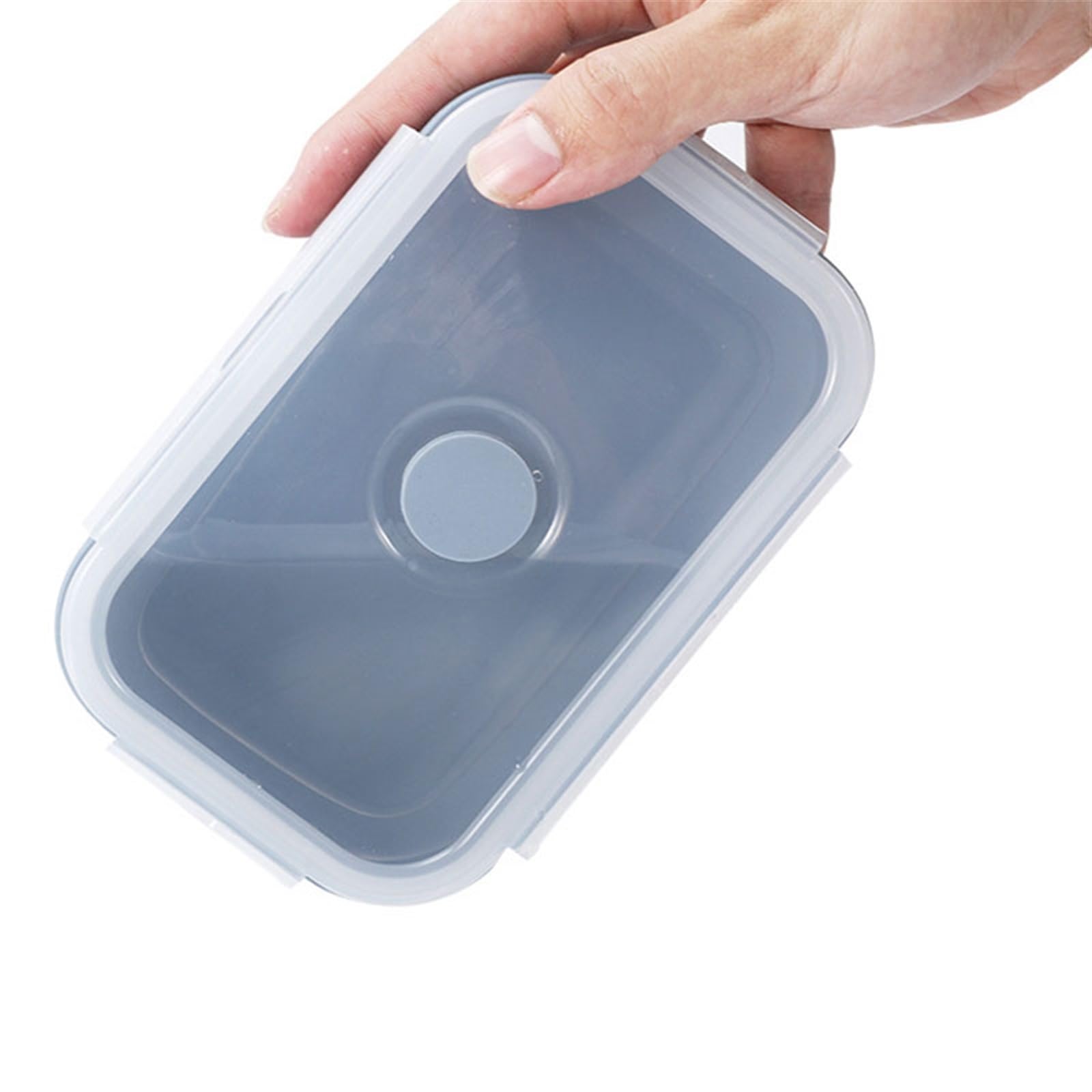 Lunchbox Lunchbox für den Außenbereich, tragbare, zusammenklappbare Frischhaltebox, quadratische, zusammenklappbare Schüssel, Instant-Nudeln, Schüssel, Lunchbox
