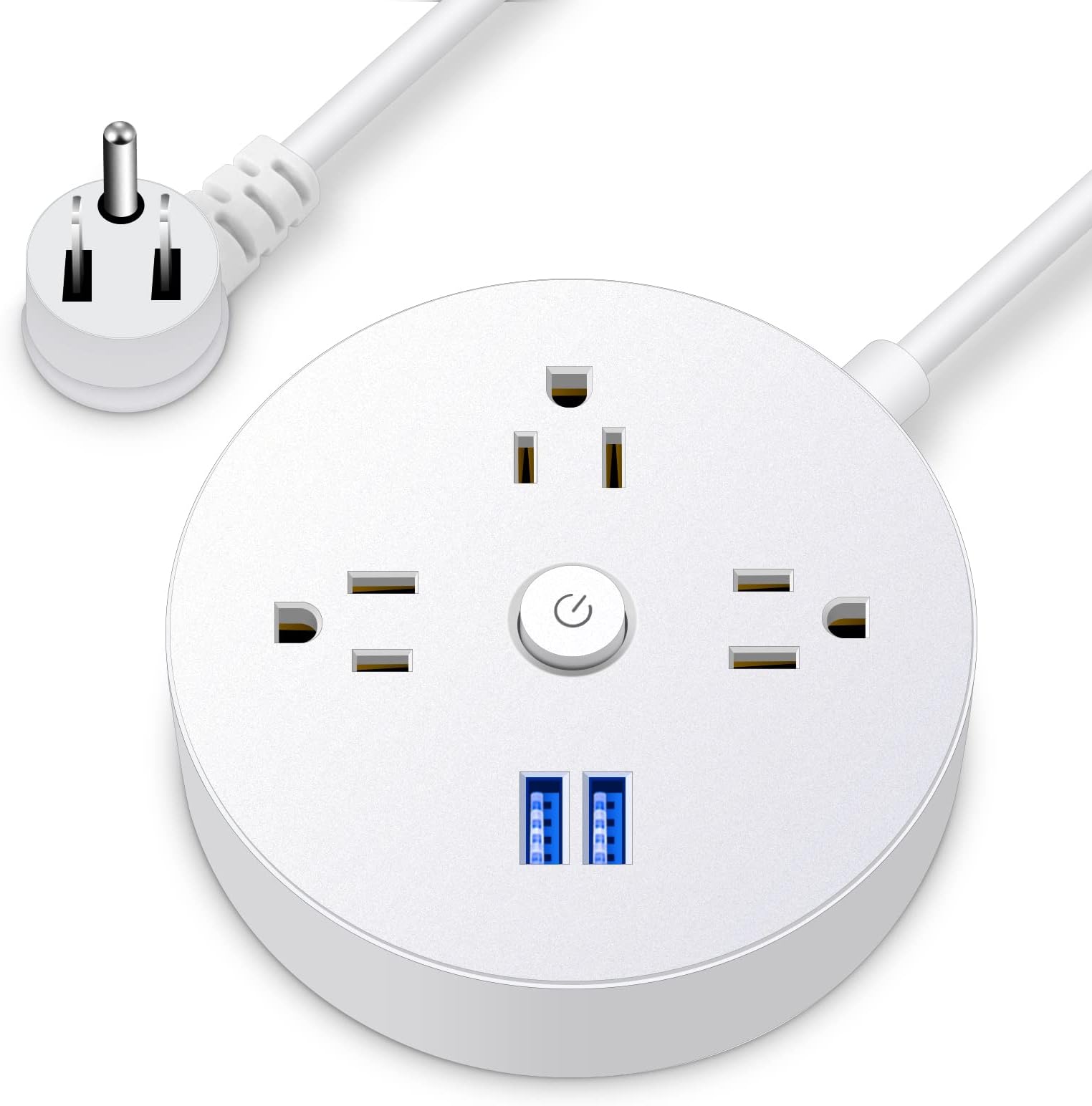 Power Strip Surge Protector with USB, Overload Protection