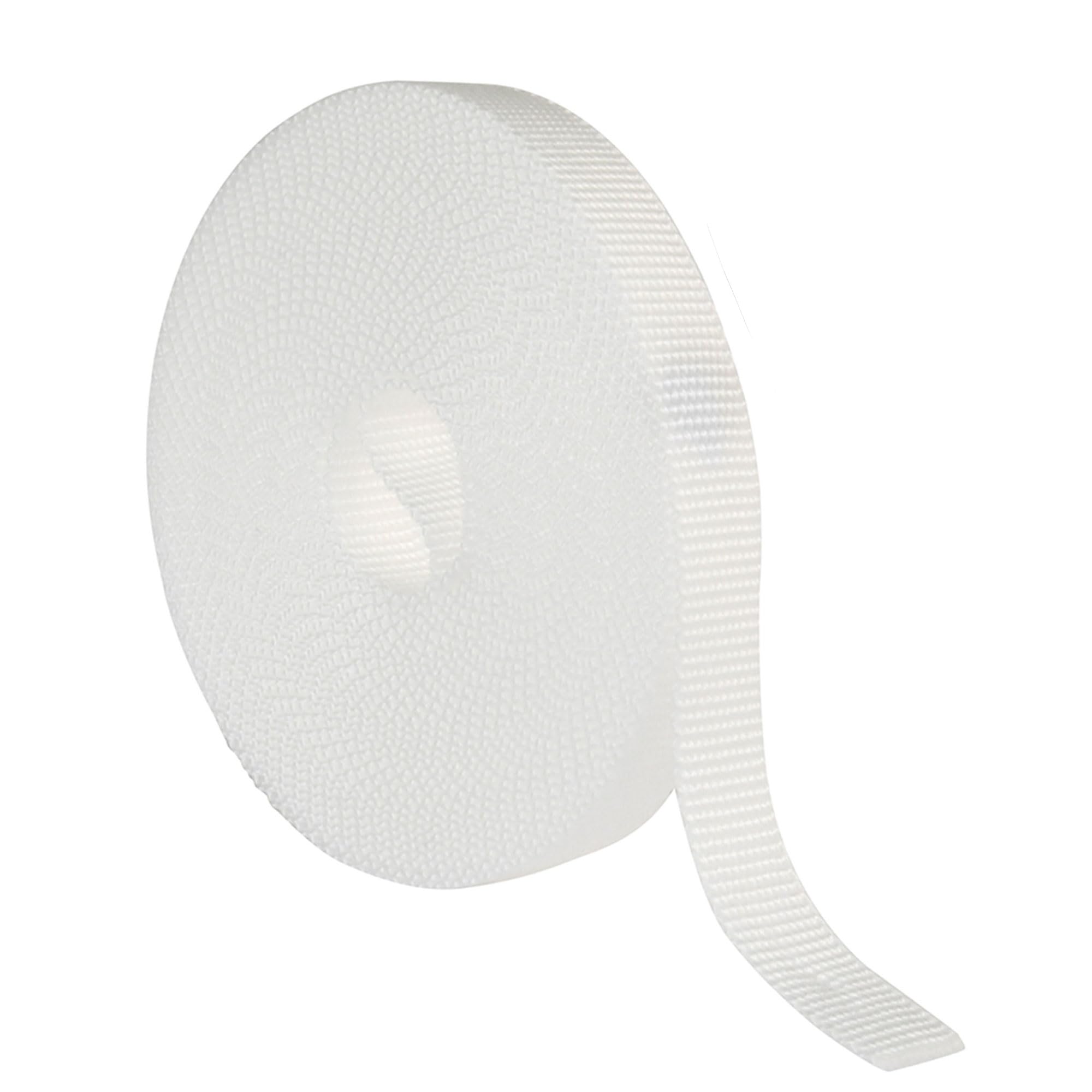 Amig White - Roller Blind Tape | Replacement Rope For Soft And Hard Touch Roller Blinds | Uv Resistant And Abrasion Resistant | Dimensions: 14Mm X 6M