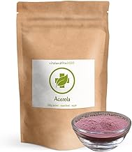 Acerola Powder 100 g - Derived from Acerola Cherries - in Proven Raw Food Quality - Vegan, Pure, Gluten-Free, Lactose Free - No Additives and Additives