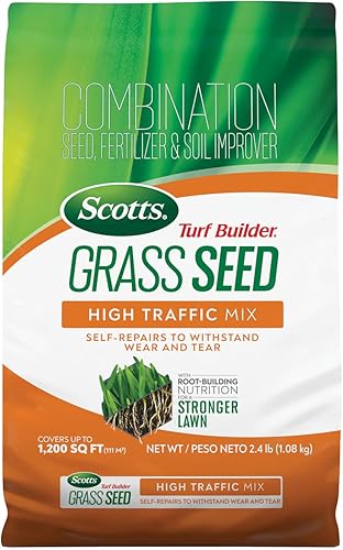 Scotts Turf Builder Grass Seed - Semillas de pasto mezcla para sitios de alto tránsito 7-libras no para venta en Louisiana