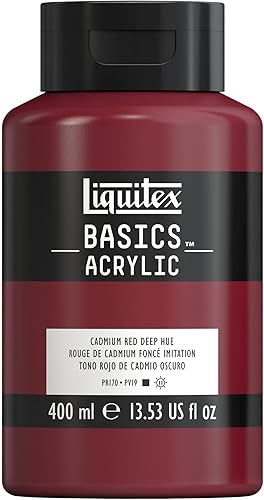 Vista 99 de Liquitex BASICS Pintura Acrílica, Tubo de 118ml (4 oz), Tono Carmesí de Alizarina