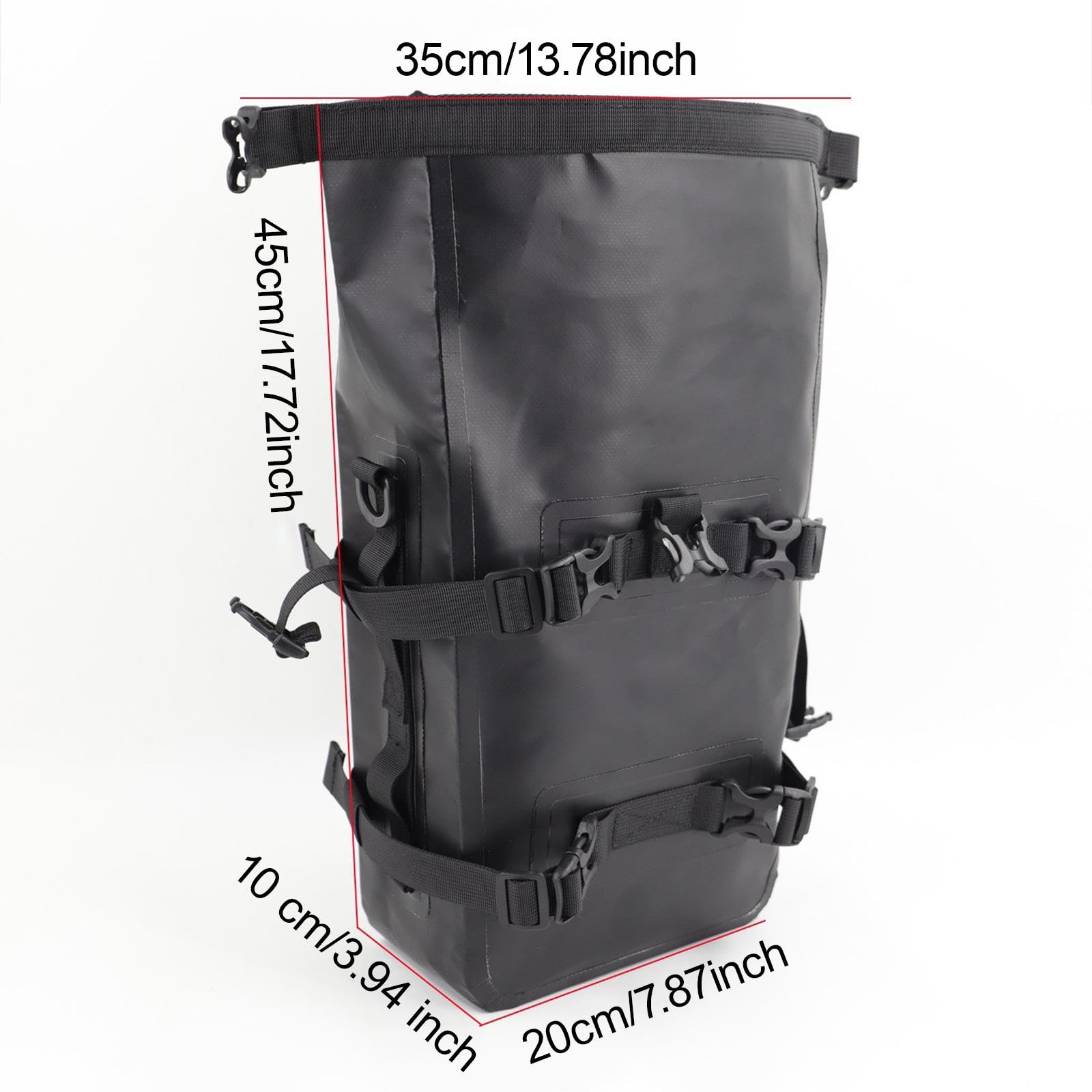 SNAPPSY Motorcycle Crash Bar Bag Essential Versatile Universal