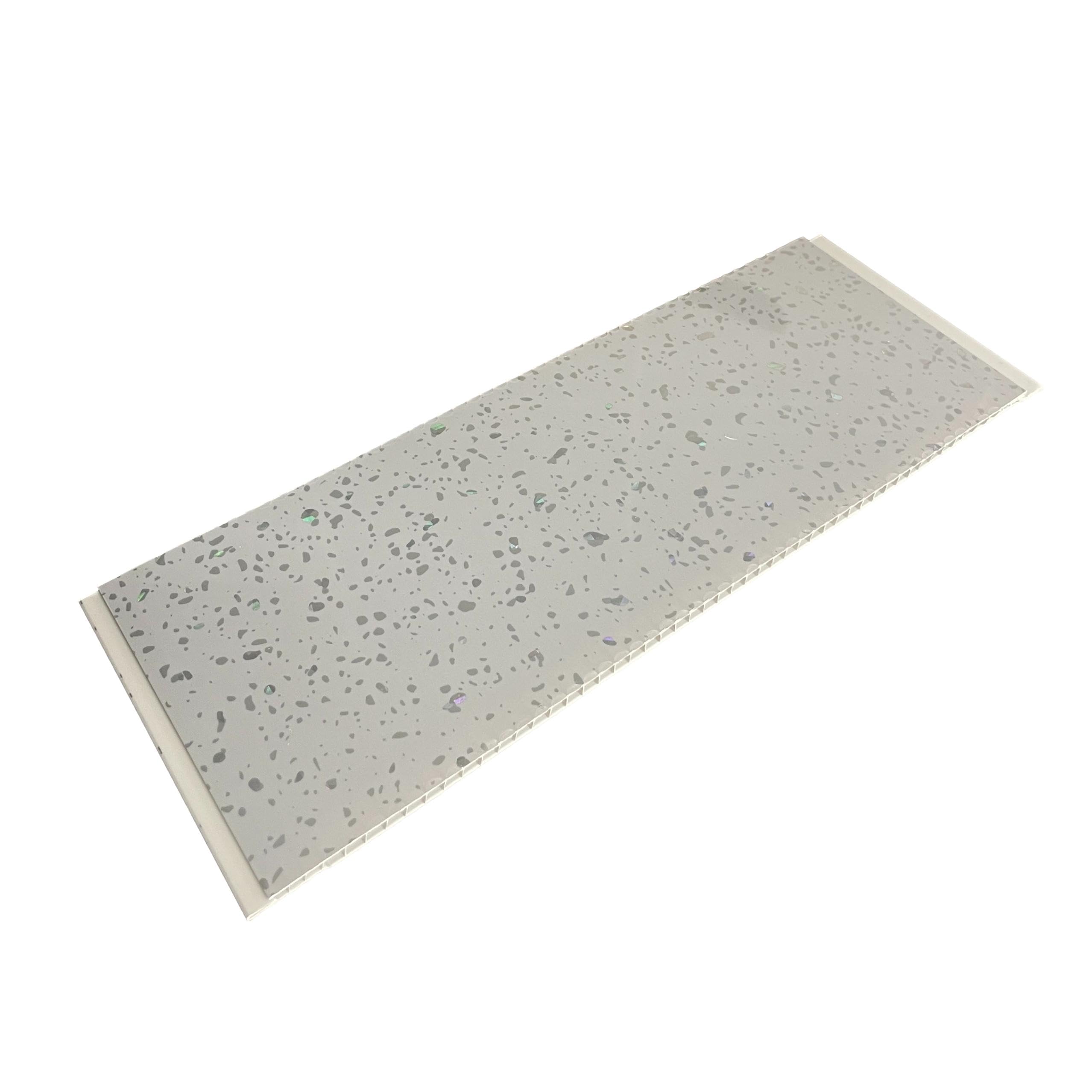 Dbs Grey Sparkle 5Mm Sample Piece Bathroom Wall Panels Pvc Wet Wall Cladding Sample