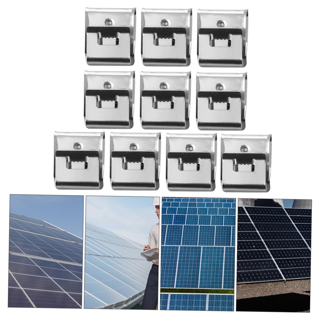 Mobestech 220stücke Solar Kabelclips Aus Edelstahl Robuste Klemmen Für Photovoltaik-kabel Einfache Installation Wetterfest Und Stabil Für Solaranlagen Und Kabelmanagement
