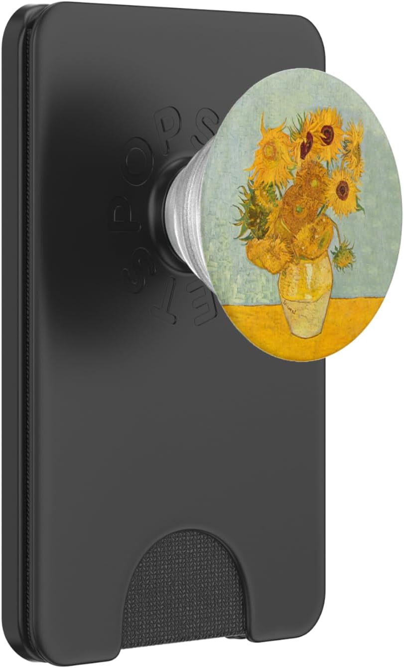 Van Gogh Sunflowers Modern Art Painting PopSockets PopWallet for MagSafe
