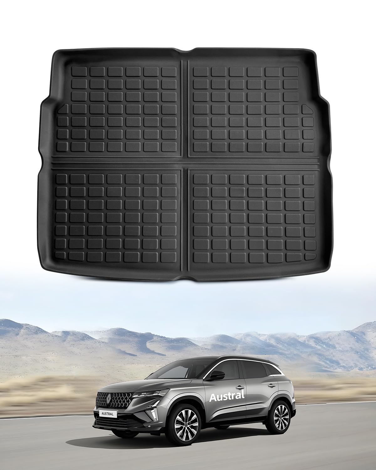 SHAOHAO kompatibel mit Renault Austral E-Tech Hybrid 2023 2024 Auto