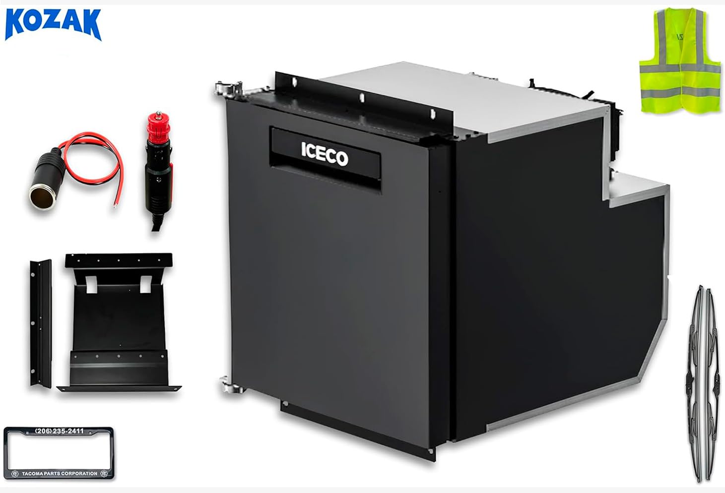 Amazon.com: KOZAK Heavy-duty Truck Built-in Fridge (65L) TCD65A