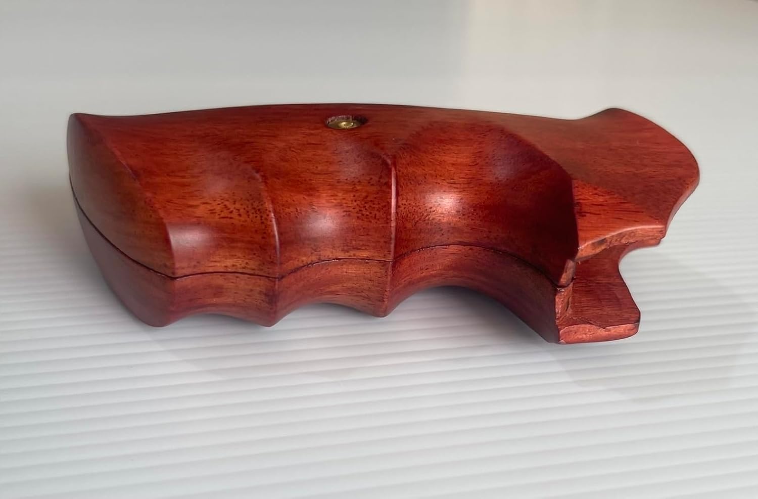 Hardwood Handgun Grips Compatilbe with S&W J Frame Round Butt, Bodyguard Replacement Handcraft Wood Pistol Grip Handmade Imported