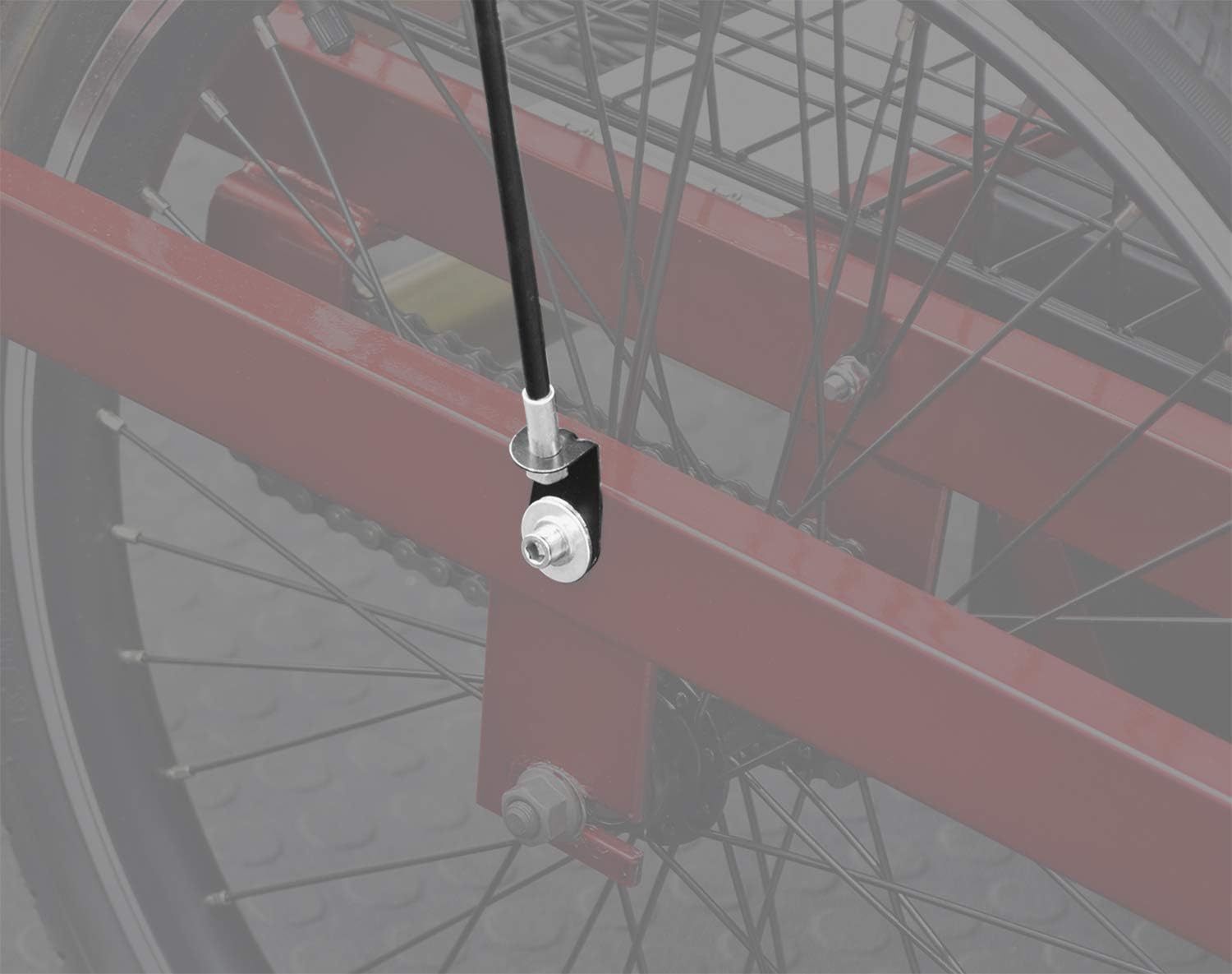 AlveyTech Multicolor Sail Flag for Bikes & Scooters (Rainbow) - 3 Flagpoles Included - Easy to Fix, Stylish Look, Durable - Bicycle Flags with Pole for Safety Adult