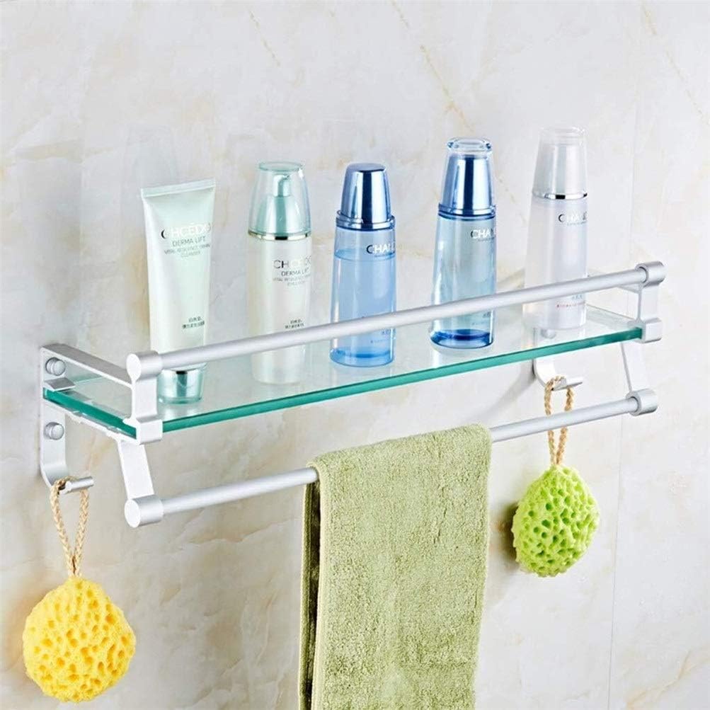 Bathroom Shelf Bathroom Shelves Wall Mounted Bathroom Shelf With Hooks Glass Shelves