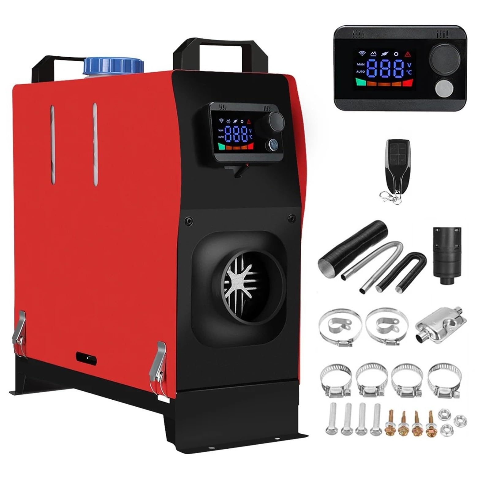Nagrzewnica postojowa 12V 5-8kW Ogrzewanie Samochodowe, Ogrzewanie Wielofunkcyjne, Ogrzewanie Powietrza Na Olej Napędowy, Jeden Otwór, Monitor LCD, Ogrzewanie Postojowe samochodowy