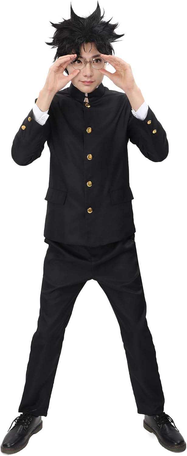 C-ZOFEK Men's Cosplay Costume Outfit Full Set Adult Uniform with glasses Halloween