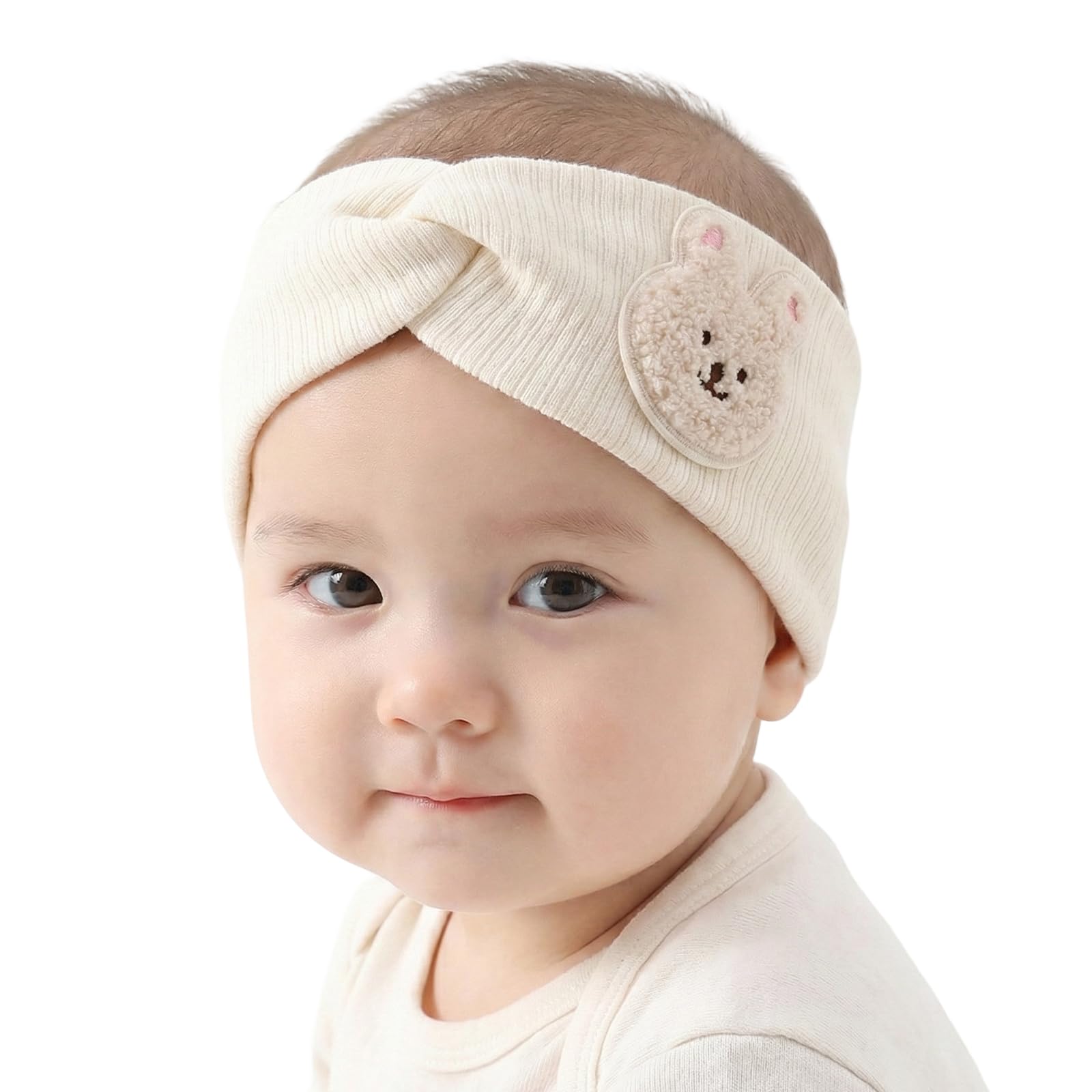 RVYEIOP Elastisches Stirnband, Baumwoll-Stirnbänder, Weiche Haarbänder für Kinder, Kleinkinder, Hüte und Accessoires.