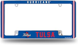Rico Industries NCAA Classic 12" x 6" Chrome All Over Automotive License Plate Frame for Car/Truck/SUV