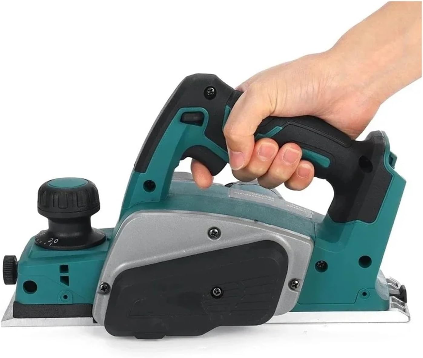 Handheld Electric Planer Cordless Wood Planing Mac Cordless Rechargeable Electric Planer Woodworking Hand Held Power Tool - 18V 15000rpm Wood Cutting - Fit For 18V Batterys