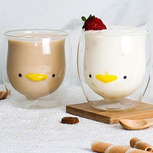 Miniatura 9 de Hwagui Jarra de cristal con la jarra de la bebida de la jarra del agua de la tapa, taza de cristal taza de café taza de té taza de leche