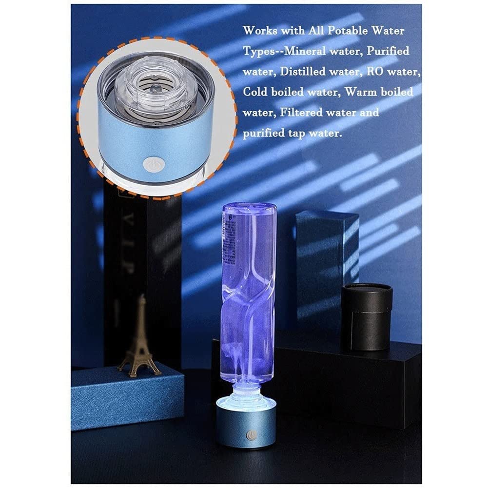 Filtr do wody kubek wodorowy maszyna do wytwarzania wody alkalicznej generator wodoru butelka na wodę ładowana przez USB 2 tryby może być bezpośrednio połączona z wodą mineralną