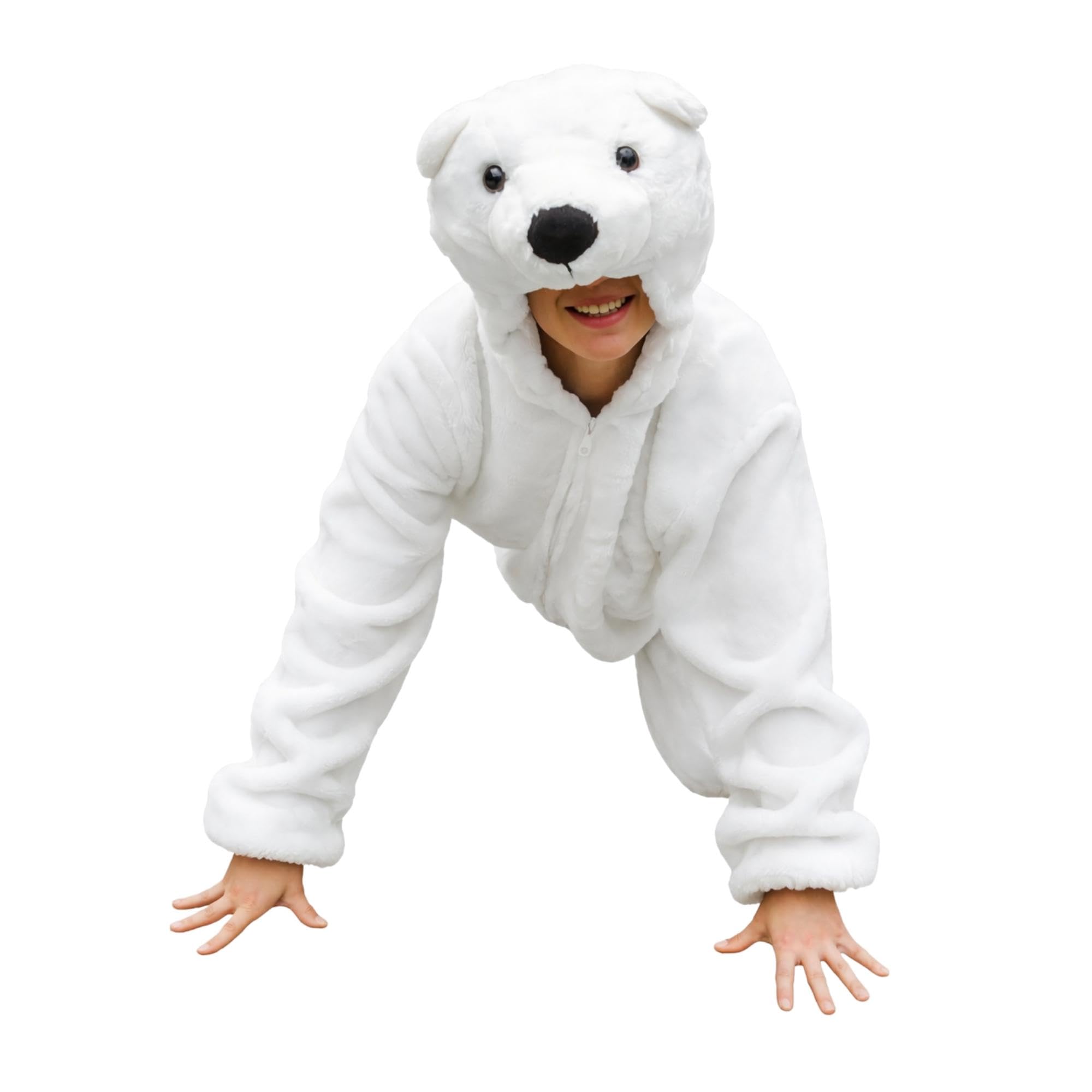 Seruna F24 Größe des Eisbär-Kostüms M, L und XL, geeignet für Normale Kleidung