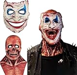 😈Hochwertiges Produkt: Der Latexgehalt beträgt 95%, Käufer erhalten ein Produkt mit einem Latexgeruch, dies ist normal, die Masken sind geschlossene Latexmasken und sollten vor dem Gebrauch 2-3 Tage in einem belüfteten Raum liegen oder mit Wasser gewaschen werden