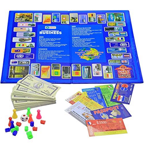 Image of Plastic and Paper International Business Family Board Game (Multicolour),for-All Ages, Big Kid
