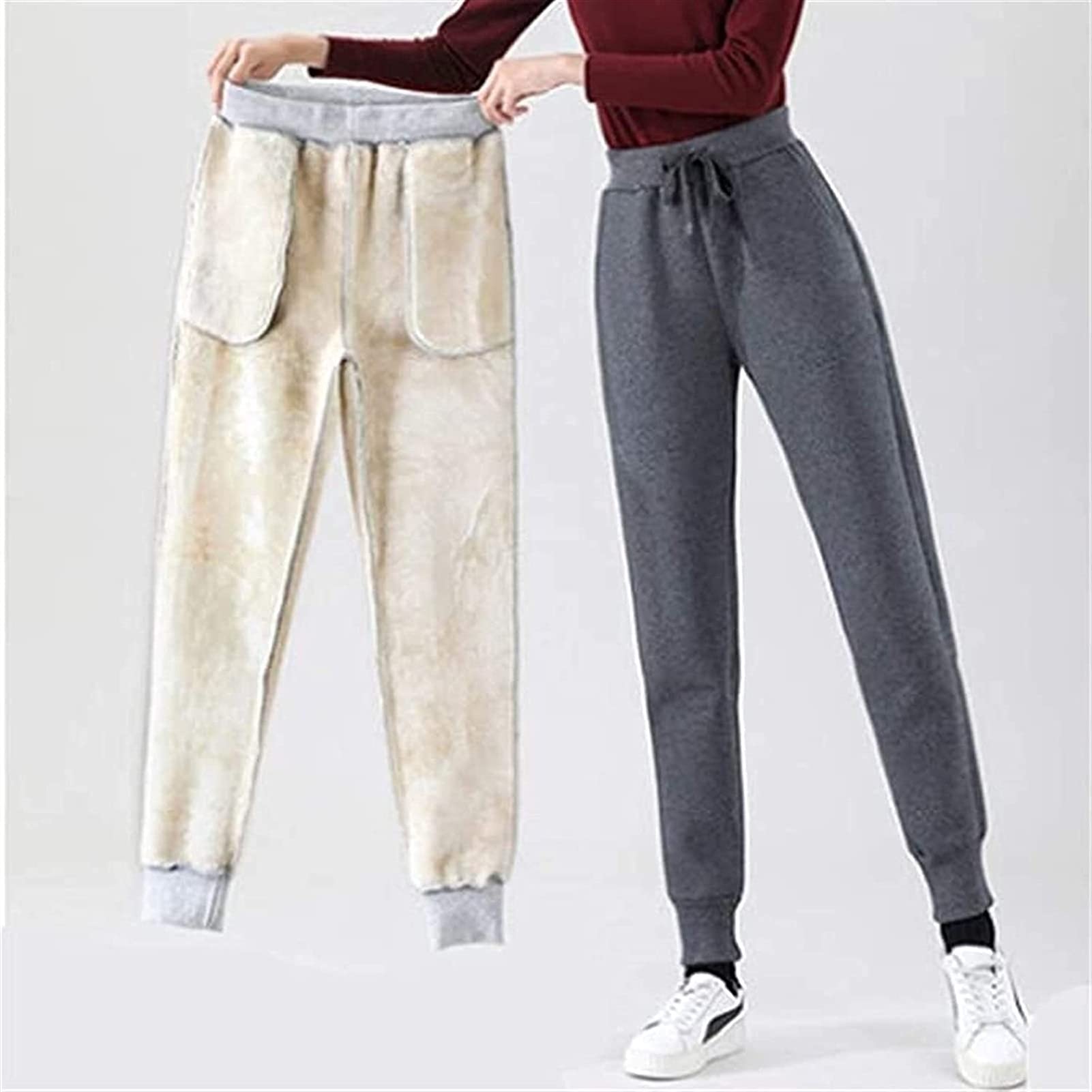 Pantalone Sportivo Donna Lungo, Sportivo Vita Alta con Tasca Portacellulare, con Tasca Portacellulare, Pantalone Yoga Collant Coprente for Sport, Tempo Libero Leggings
