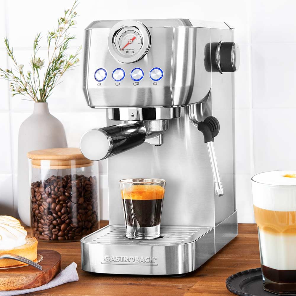 GASTROBACK Design Espresso Piccolo Pro, Silber