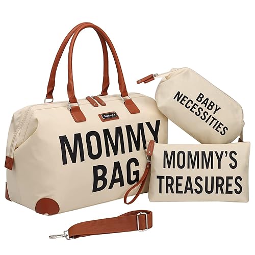 Diaper Bag Tote, Mommy Bag for Hospital, Newborn Registry Baby Shower Gifts