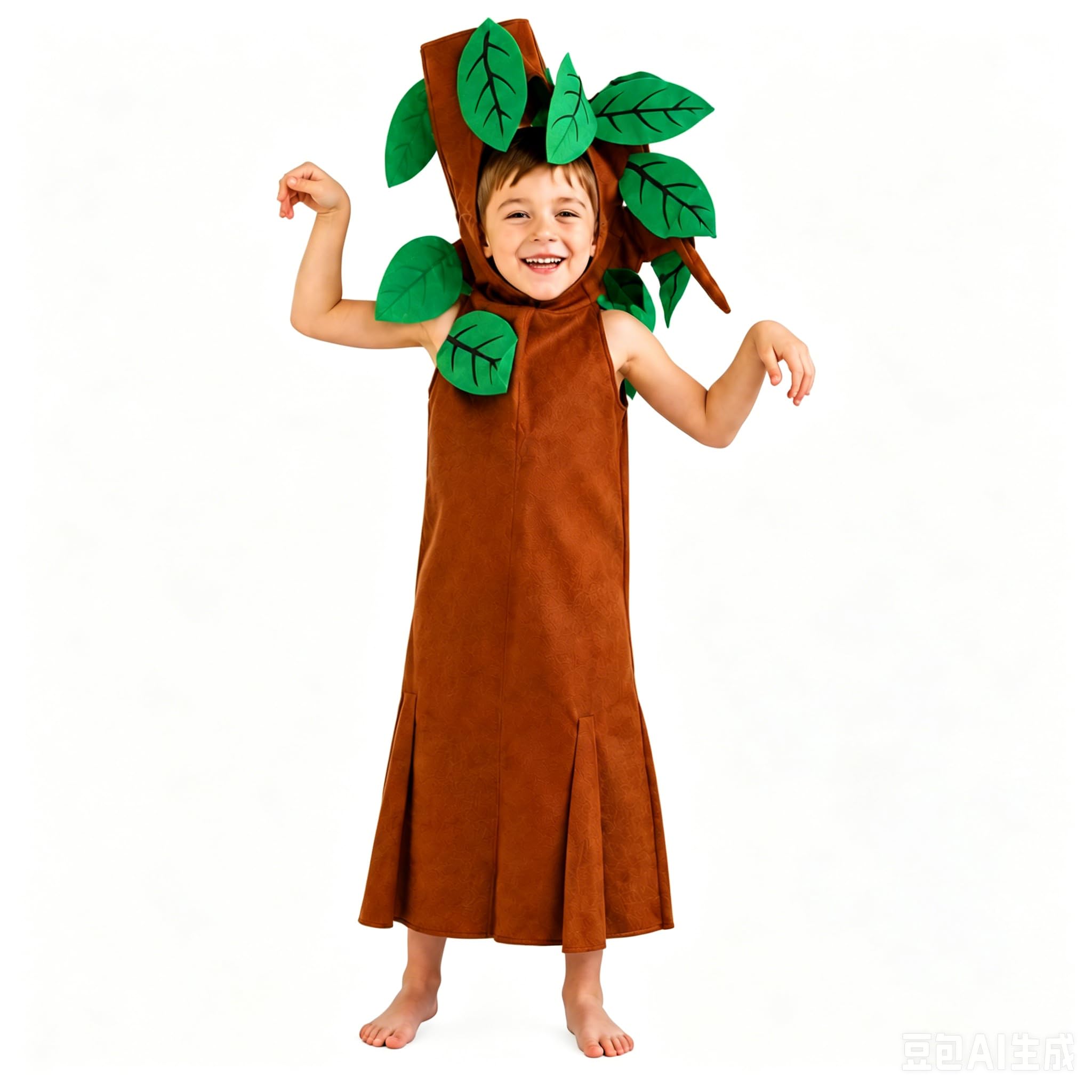 Petitebelle Fruit & Veggie Costumes for Adults & Teens - Funny Halloween Party Outfits Collection (Tree 7-10years)