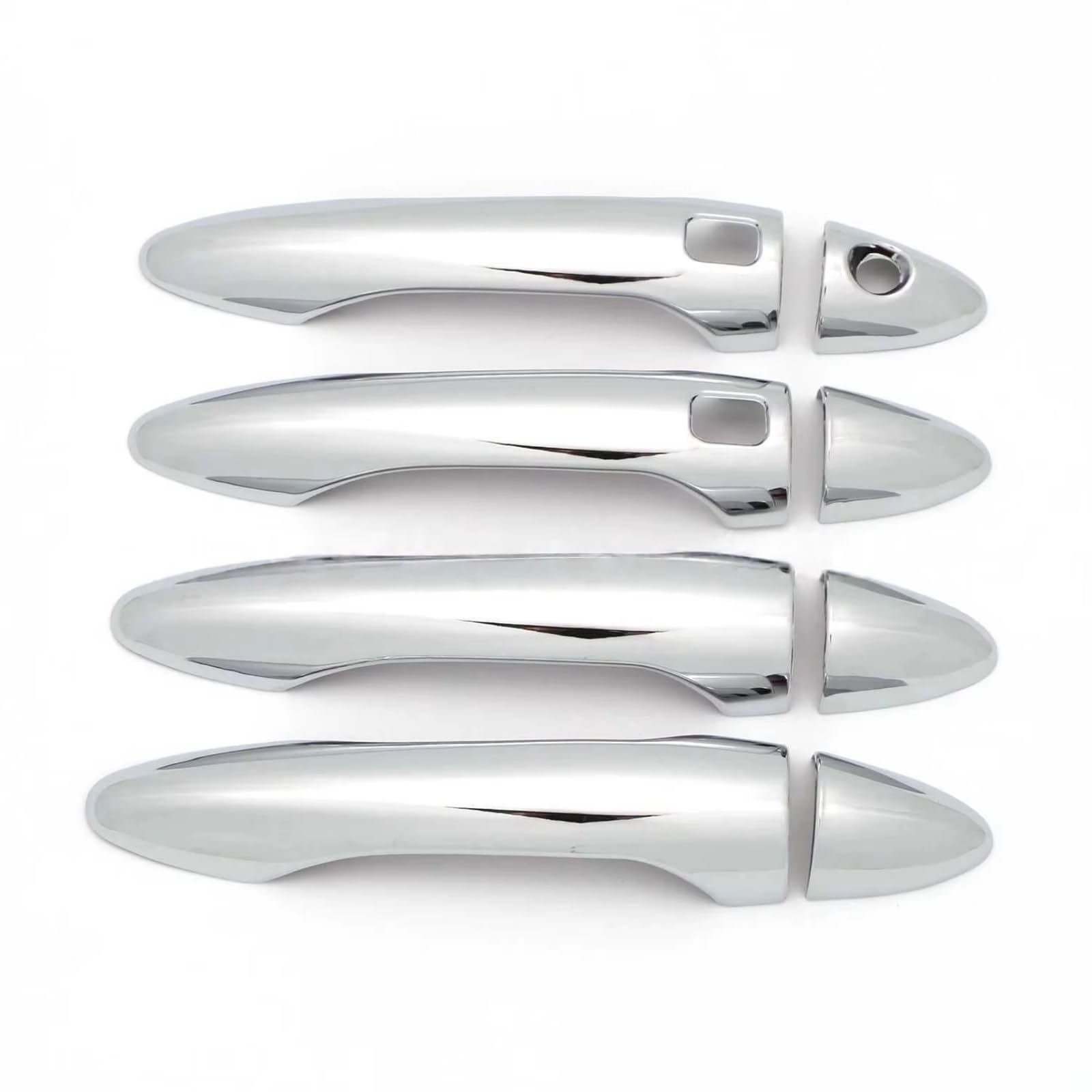 Zcxfdthf Silver Door Handle Covers Part Compatible With Kia For K3 2013 2014 2015 2016 2017 Car Door Handle Sticker Decoration Outer Modification Trim Set(Silver)