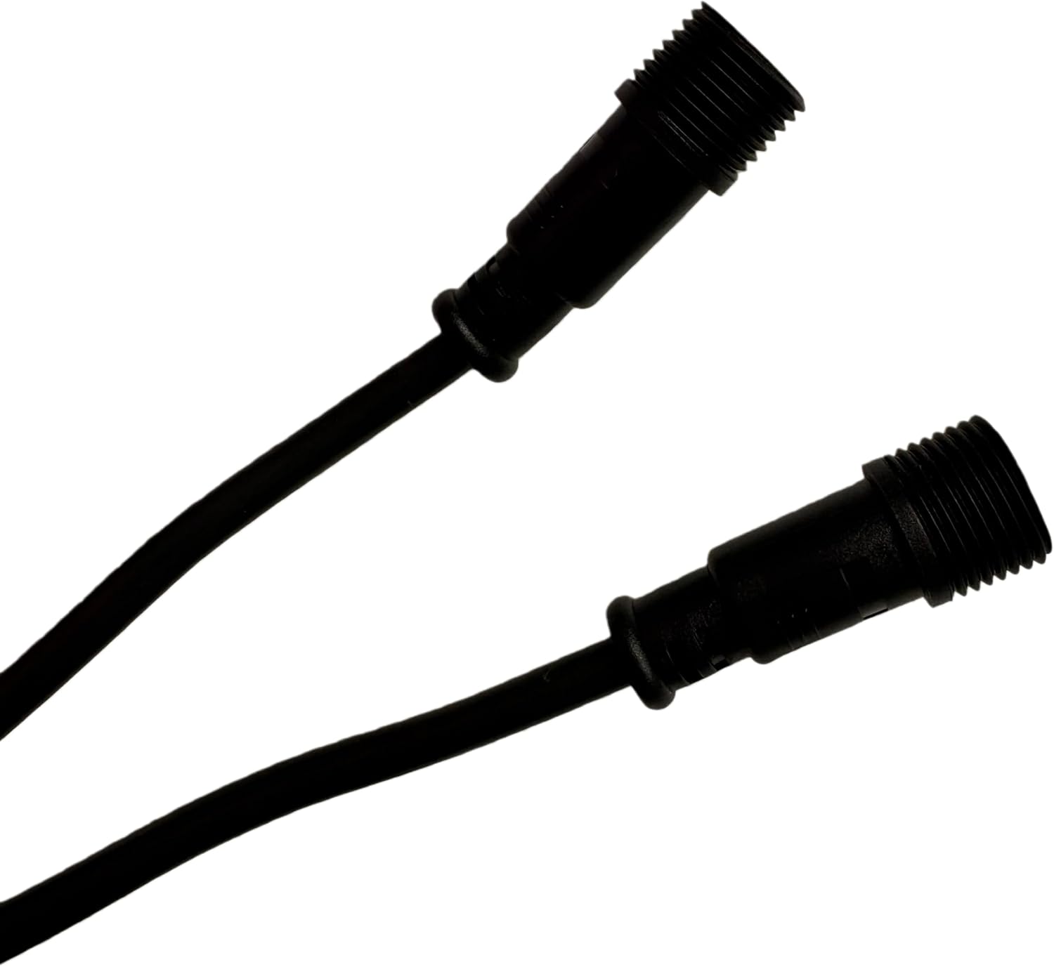 2PCS-3Pin xConnect Extension Cable, with Male and Female LED Connector， X-Connector Waterproof Extension Cable Wire，IP67 for WS2811 Flood Light/LED Strip Lights. (X-1M-2PCS)
