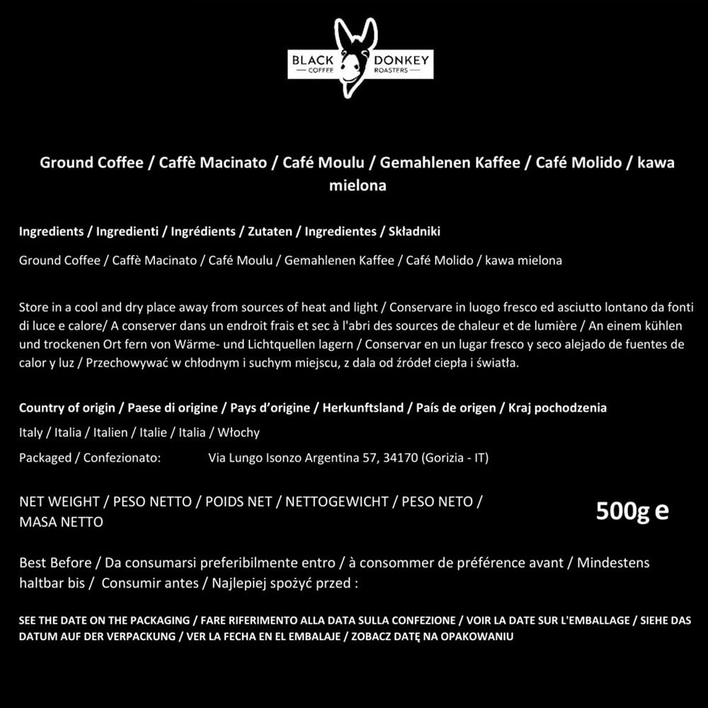 DEVIL'S ROAST | Kawa Mielona (500g) | Mieszanka Robusty | Wysokiej Jakości Robusta z Black Donkey