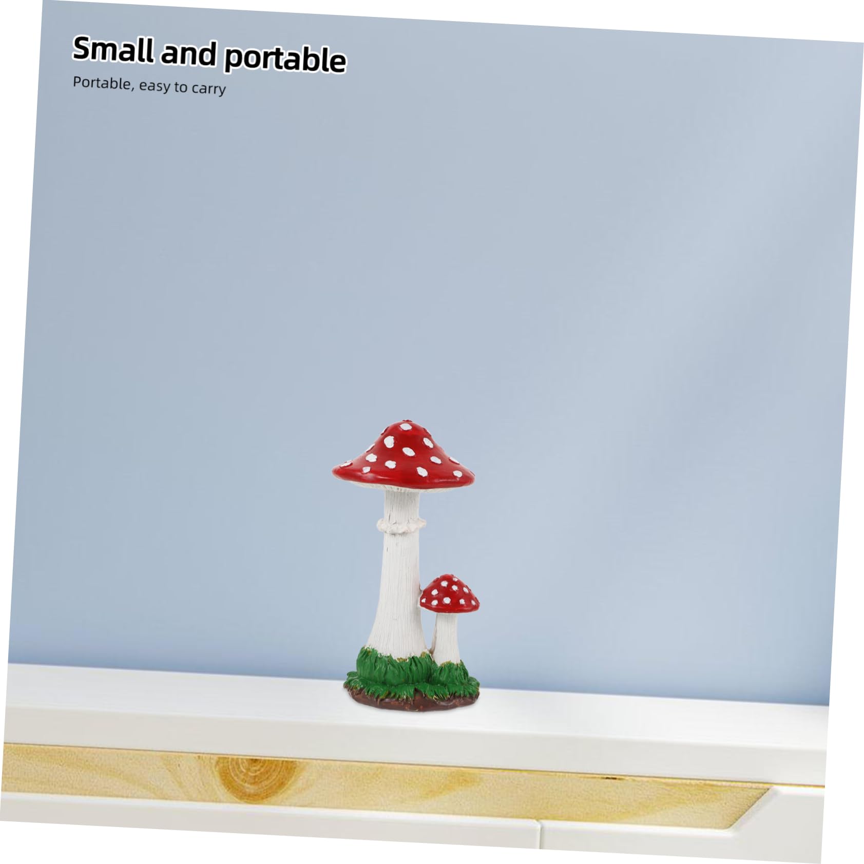 SHINEOFI 4stücke Mushroom Ornament Gartenfigur Resin Pilzskulptur Für Garten Terrasse Und Zuhause Dekoration Für Feiertage Und Sammler