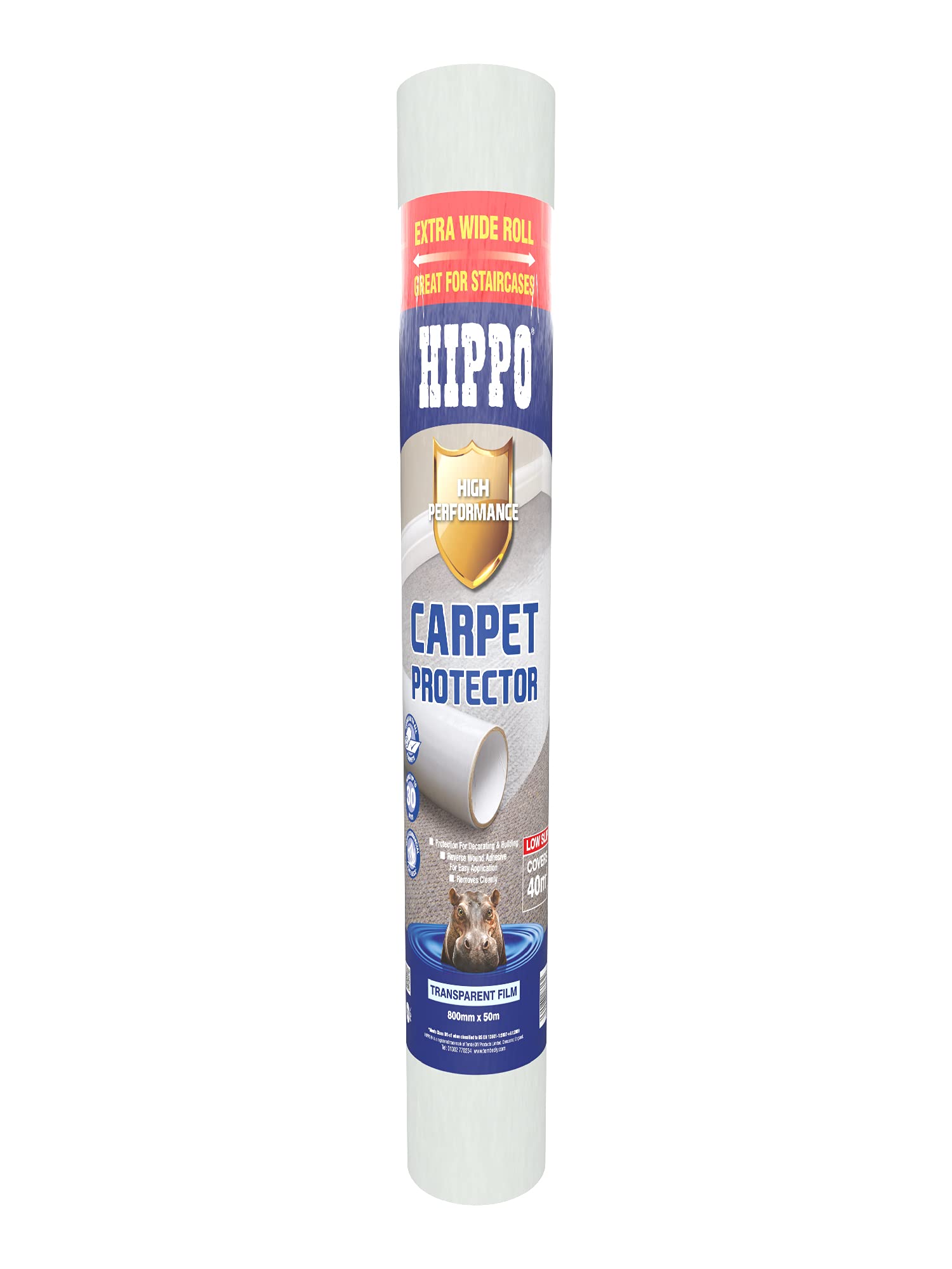 Hippo Carpet Protector 800mm x 50m