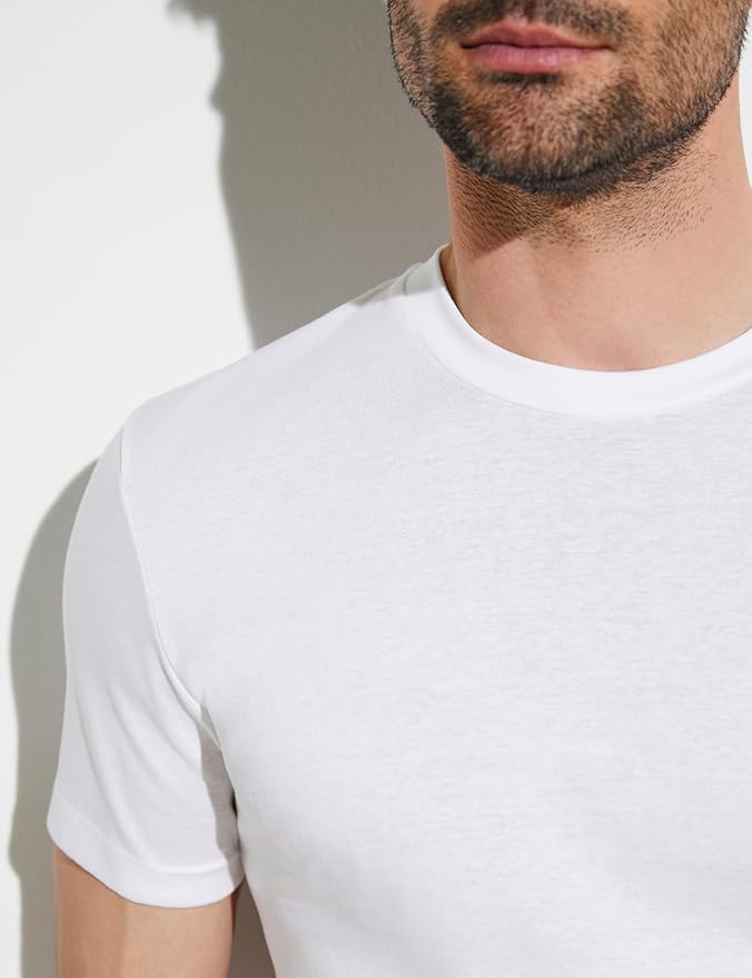 Amazon | zimmerli メンズ ビジネス クラス ハイクルーネック T