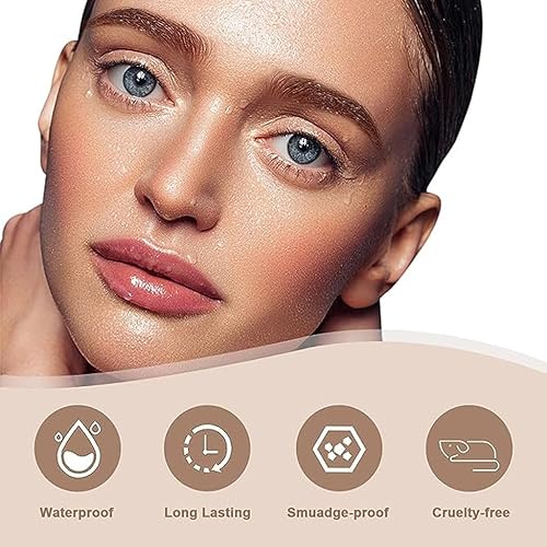 Miniatura 5 de Lápiz de cejas, pluma impermeable para cejas con punta de micro-tenedor, a prueba de manchas de larga duración Fine Sketch Microblading, pluma de