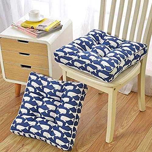 Coussin de siège épais 45x45cm lavable pour chaise de bureau et canapé