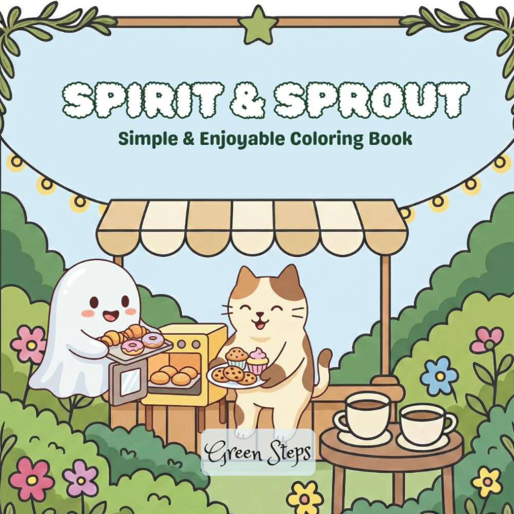 Spirit & Sprout: Simple & Enjoyable Coloring Book