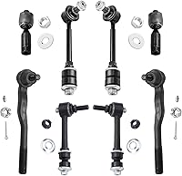 Vista 808 de Detroit Axle - Kit de suspensión delantera de 10 piezas para Chevy Aveo Aveo5 Pontiac G3 Wave 2 Ready Struts Assembly 2 Enlaces de barra