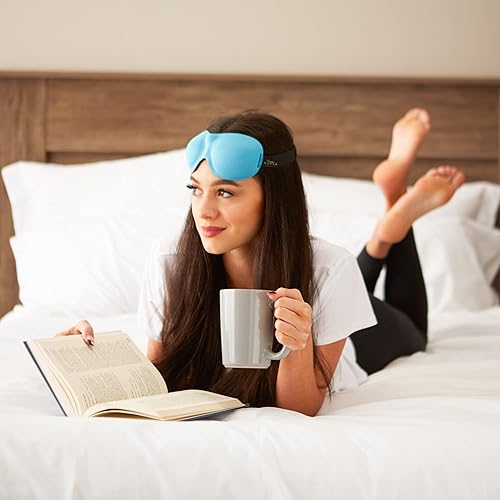 Miniatura 8 de Bucky - Antifaz sin presión, para viaje y belleza 40 Blinks, Azul French), BAMZ-S890MFB